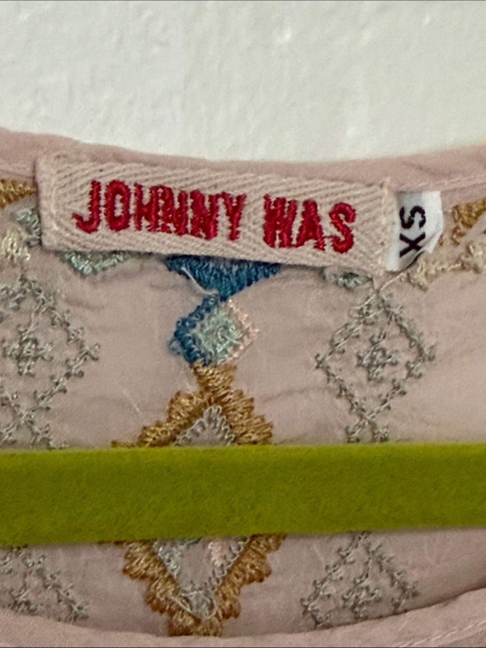 Johnny Was Dusty Blush Embroidered Floral Boho Tunic - Picture 2 of 11